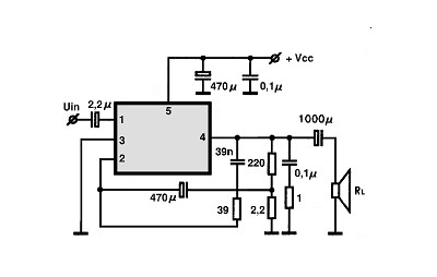 TDA2008 I electronics circuit